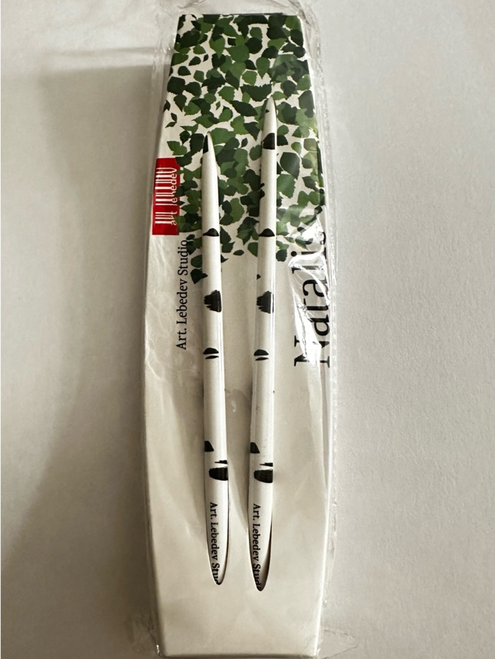 Art Lebedev Studio White & Black Patterned Chopsticks - Set of 2